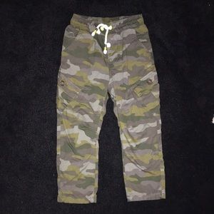 NWOT Cat & Jack Lined Camo Pants